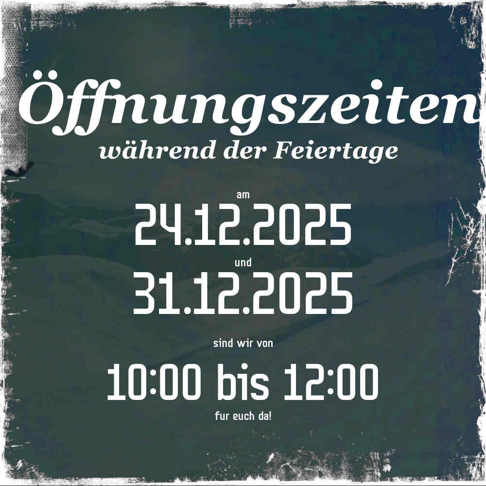 Öffnungszeiten Heiligabend & Silvester